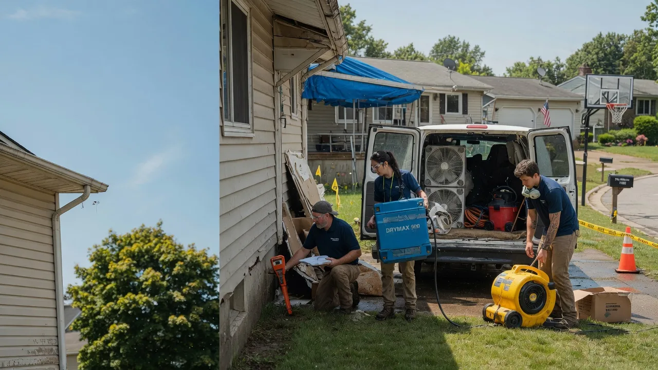 Ceiling Leak Cleanup in New Lexington, OH near me