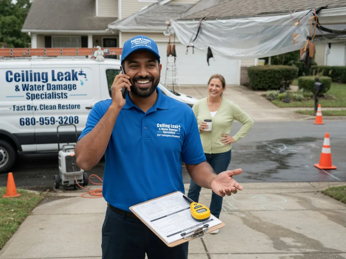 Ceiling Leak Cleanup New Lexington, OH FAQs